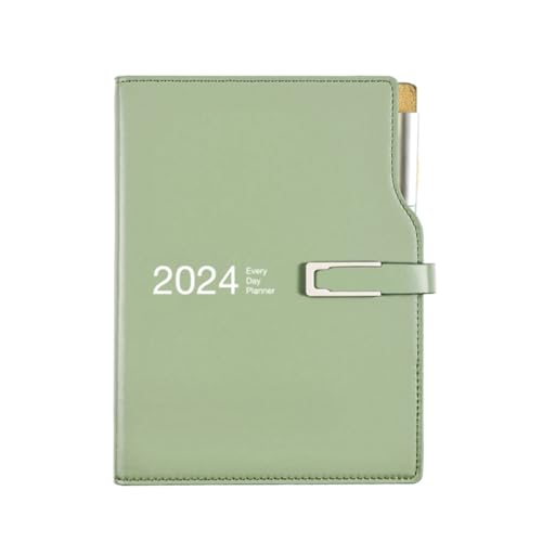 Puooifrty 2024 Plan A6 Planen Sie Diesen Kalender 1 Seite 1 Tag Notizbuch Briefpapier Notizbuch BüRowerkzeug