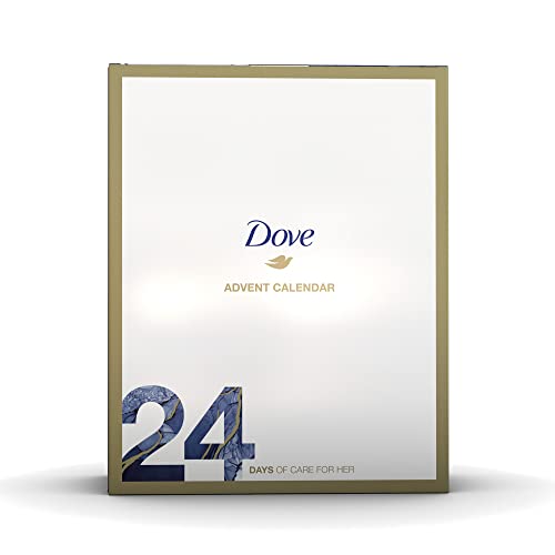 Dove Adventskalender 2022 für Frauen mit 24 ausgewählten Dove Pflegeartikeln & Accessoires, limitierter Weihnachtskalender, einzigartiges Pflegeset für die Adventszeit 1 Stück