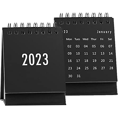 Stand Desk-Kalender Aug.2022-dez.2023 Desktop-Kalender Monatlicher Flip-Kalender Mini Ständiger Kalender