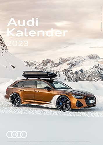 Audi Kalender 2023 3-Monatskalender mit Datumsweiser DIN A3 // Officially licensed by AUDI AG // S / RS / R8 / Audi Sport / Premium Kalender
