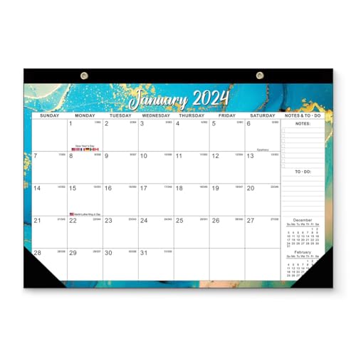 Puooifrty 2024 Kalender Doodle HäNgewandkalender Tischkalender 16,9 X 12