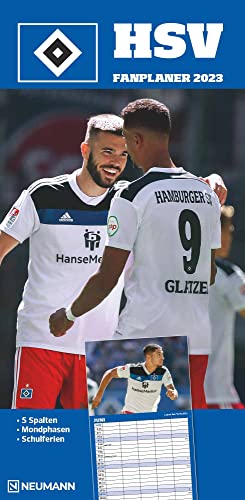 Hamburger SV 2023 - Fanplaner - Fußball-Kalender - Fan-Kalender - 22x45 - Sport
