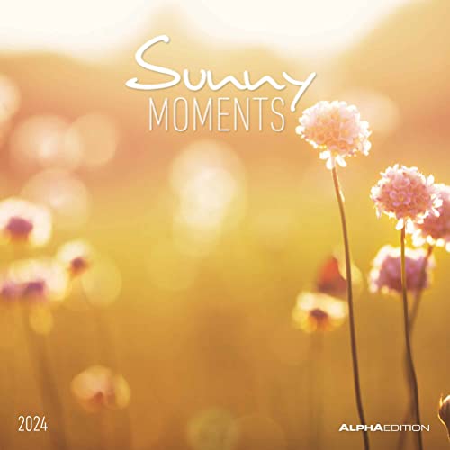 Sunny Moments 2024 - Broschürenkalender 30x30 cm (30x60 geöffnet) - Kalender mit Platz für Notizen - Bildkalender - Wandplaner - Wandkalender