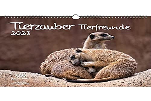 Tierzauber Tierfreunde DIN A3 Kalender für 2023 verschiedene Tiere und ihre Freundschaften - Seelenzauber