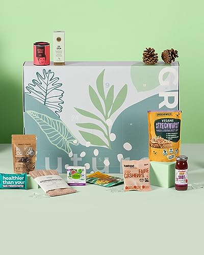 VEGAN BOX® Adventskalender Eco | 24 Vegane Produkte | Nachhaltiger Adventskalender 2023 Mit Lifestyle- und Pflegeprodukten, Food & Vielem Mehr