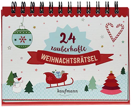 24 zauberhafte Weihnachtsrätsel (Adventskalender für Erwachsene: Aufstell-Buch mit Rätseln, Band 1)