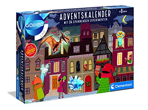 Galileo Science – Adventskalender 2022, spannender Weihnachtskalender, Experimentierkasten mit 24 aufregenden Geschenken, Tricks für Kinder ab 8 Jahren von Clementoni 59293