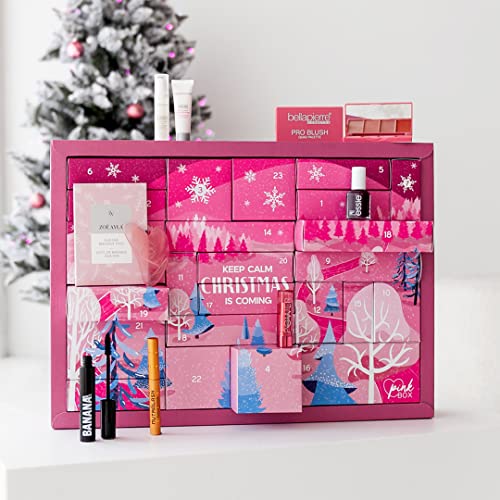 Pink Box Adventskalender 2022 | 24 angesagte Beautyprodukte im Wert von über 200€ | Der Beauty Adventskalender für beautyaffine, junge Frauen