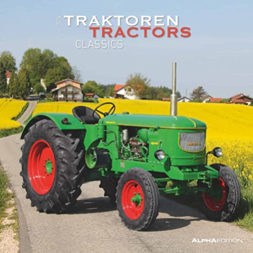 Traktoren Classics 2024 - Broschürenkalender 30x30 cm (30x60 geöffnet) - Kalender mit Platz für Notizen - Bildkalender - Wandplaner - Wandkalender