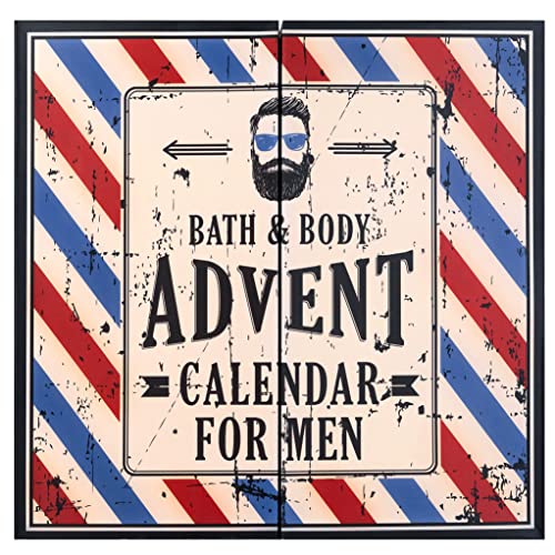 MEN BOOK Body Care Adventskalender - Körperpflege Weihnachtskalender zum Aufklappen - Adventskalender für Männer