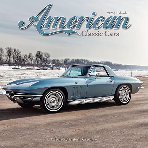 American Classic Cars – Amerikanische Oldtimer 2024 – 16-Monatskalender: Original Avonside-Kalender [Mehrsprachig] [Kalender] (Wall-Kalender)