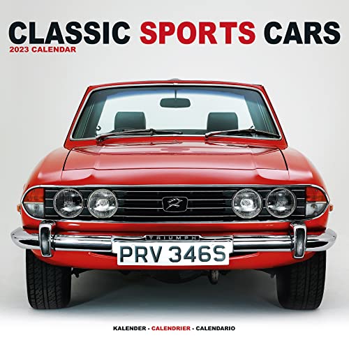 Classic Sports Cars - Sportwagen-Oldtimer 2023 – 16-Monatskalender: Original Avonside-Kalender [Mehrsprachig] [Kalender] (Wall-Kalender)
