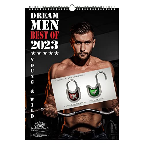 Sexy Dream Men Kalender für 2023 DIN A3 Erotik Männer Mann - Seelenzauber