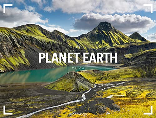 Planet Earth - Ackermann Gallery Kalender 2024, Wandkalender im Querformat (66x50 cm) - Großformat / Hochwertiger Panorama-Kalender Natur und Landschaft