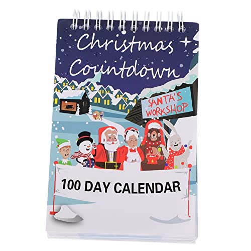Operitacx 1 Stück Weihnachtstischkalender Büro Strumpffüller para Mesa De DIY Weihnachten Adventskalender Urlaub Adventskalender 2021 Weihnachten Tischdekoration Papier