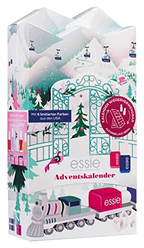 Adventskalender 2022 – 24 Überraschung im Beauty Adventskalender - Kosmetik Adventskalender für Frauen mit 24 Nagellack Geschenken von essie