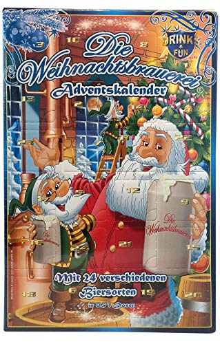 Drinks & Fun - Die Weihnachtsbrauerei Bier-Adventskalender 7,9% Vol. - 24 x 0,5l Dosen inkl.Pfand