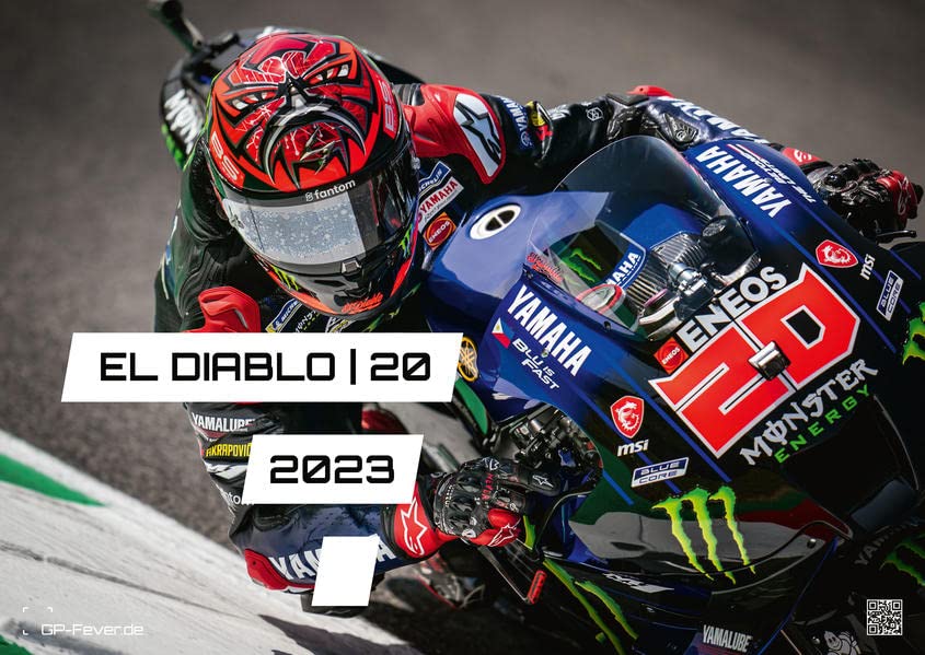 EL DIABLO | 20 - Fabio Quartararo - 2023 - Kalender | MotoGP DIN A2: Der Wandkalender für alle Fans des französischen Superstars Fabio Quartararo!