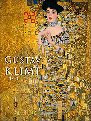 Gustav Klimt - Kalender 2023 - Alpha Edition-Verlag - Bildkalender mit Metallicfolienveredelung - 42 cm x 56 cm
